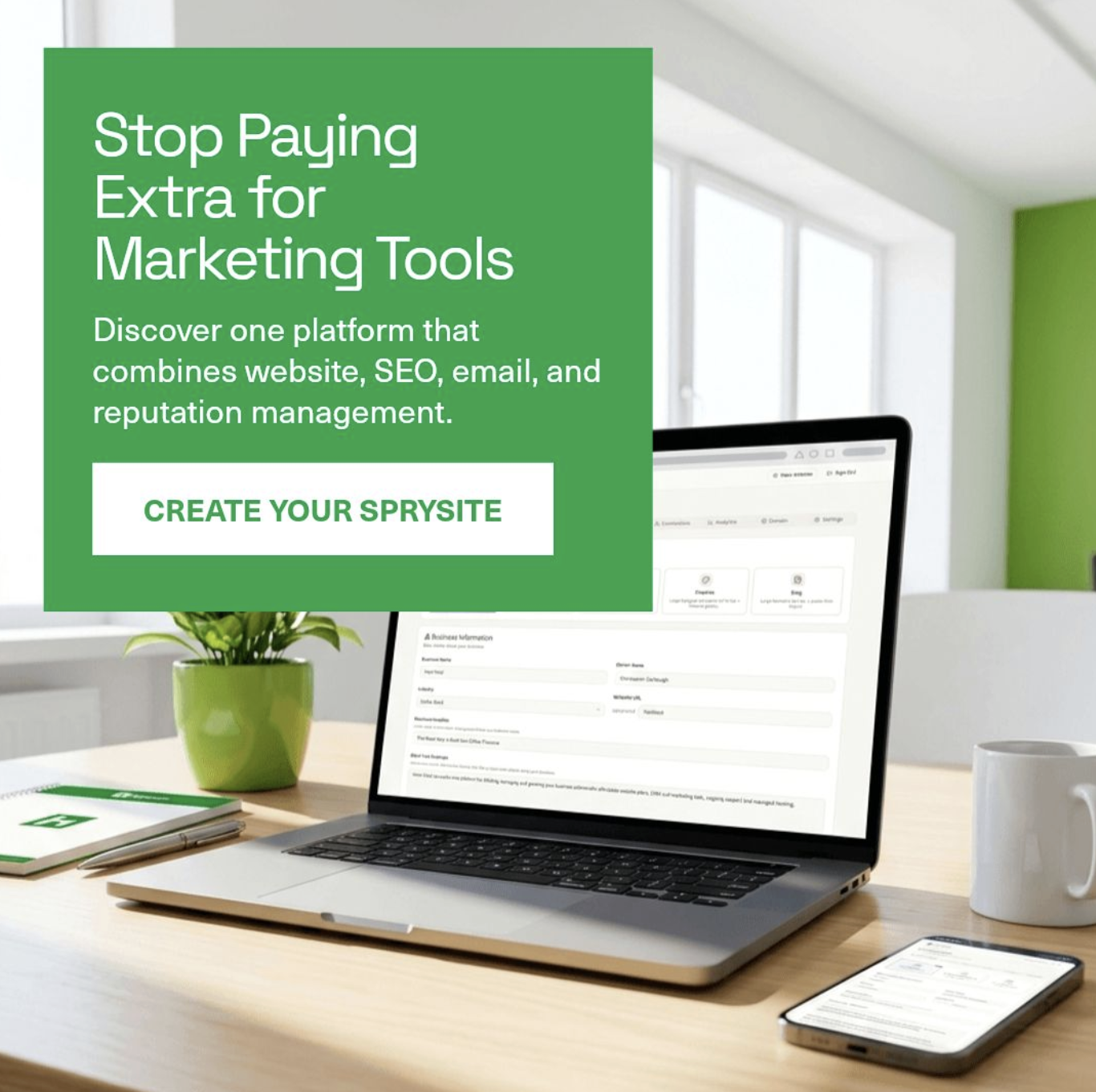 Simvoly vs SprySite: All-in-One Platform for Small Businesses Review